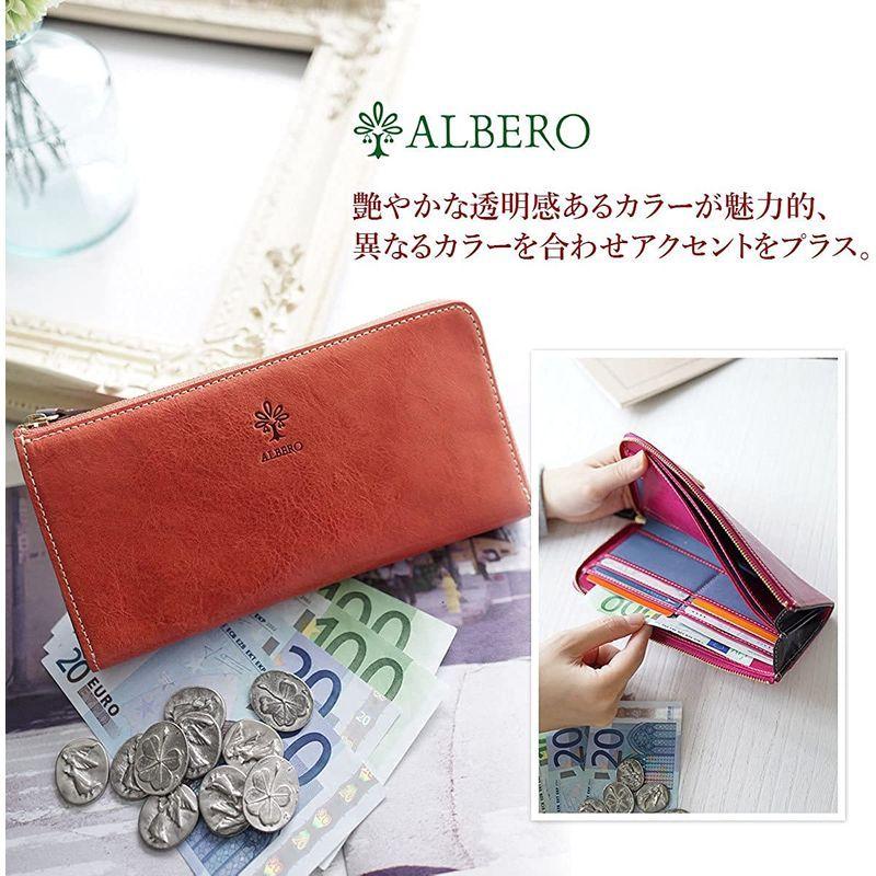 アルベロ ALBERO 長財布 L字ファスナー 6300 PIERROT ピエロシリーズ オレンジ AL-6300-40 ALBERO 長財布 L字ファスナー PIERROT ピエロシリーズ オレンジ AL 　 レザー