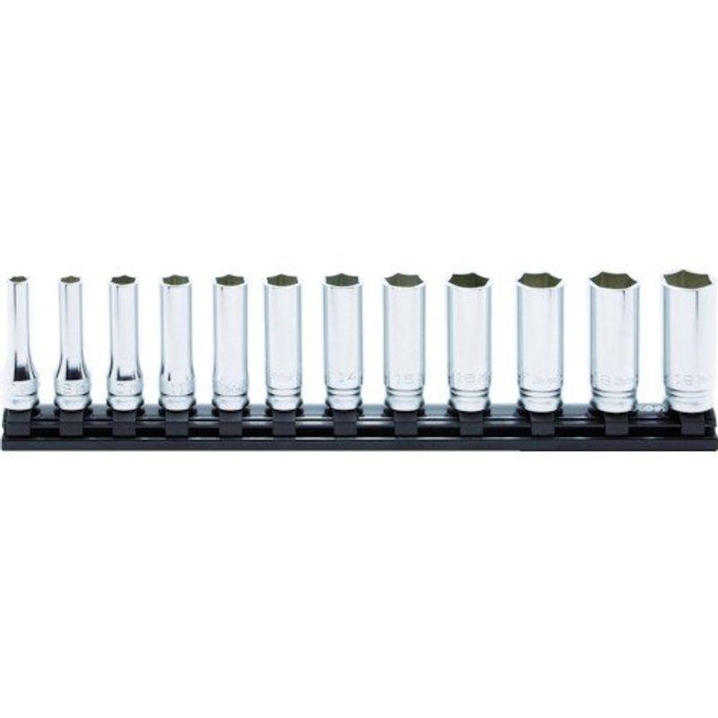 コーケン Z-EAL 3/8(9.5mm)SQ. 6角ディープソケットレールセット 12ヶ組 RS3300MZ/12