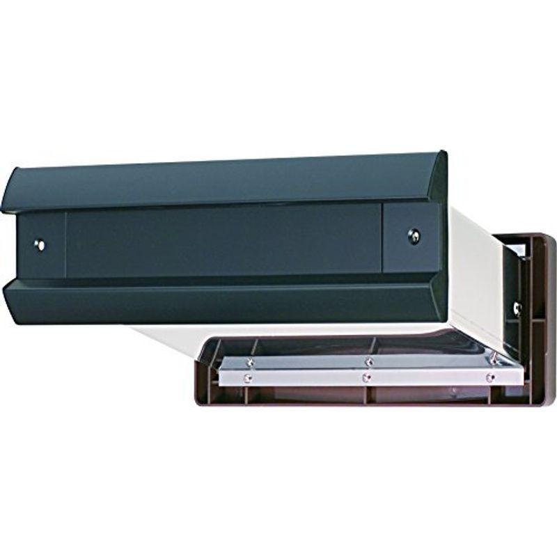 No.2000ポスト 内フタ付気密型 大壁 黒