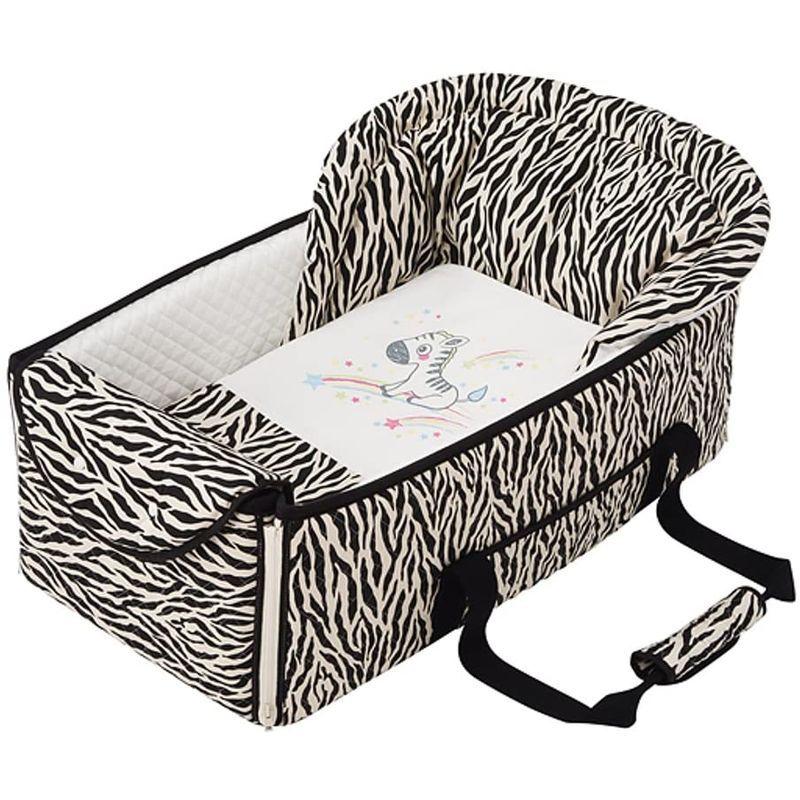 フジキ お昼ね布団にもなるクーファン しまうま 日本製 クーファン クーハン ベビーキャリー バスケット かご 赤ちゃん 持ち運び お昼ね布団にもなるクーファン しまうま 日本製 クーファン クーハン ベビーキャリー バスケット かご 赤ちゃん 持ち運び 　