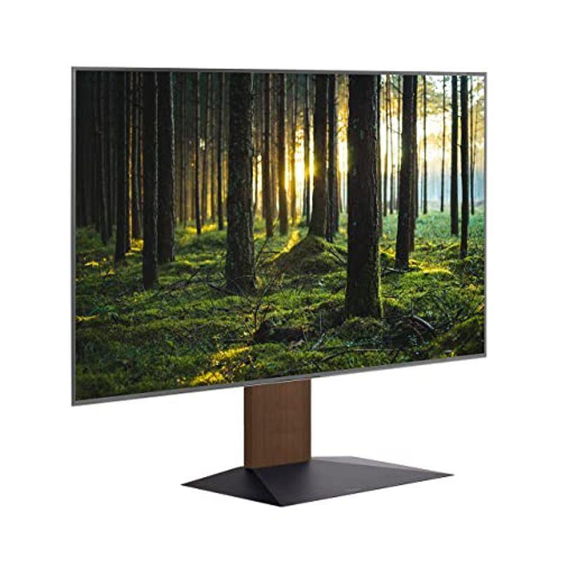 EQUALS イコールズ テレビ台 壁寄せテレビスタンド WALL V4 フロアタイプ 60?90V対応 ウォールナット