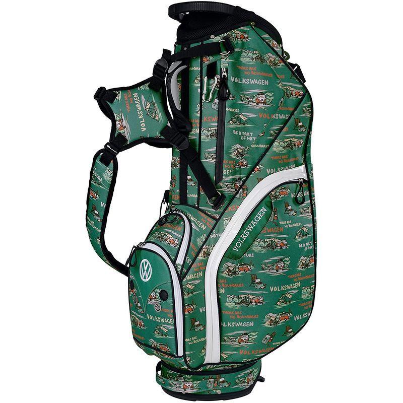 レザックス キャディバッグ フォルクスワーゲン 9.5型スタンドバッグ グリーン VWCB-1413 キャディバッグ フォルクスワーゲン 5型スタンドバッグ グリーン VWCB サイズ
