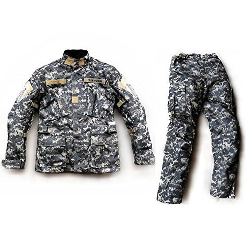 ALI-FY バイク用 メッシュ メンズ 迷彩 ジャケット&パンツ上下セット