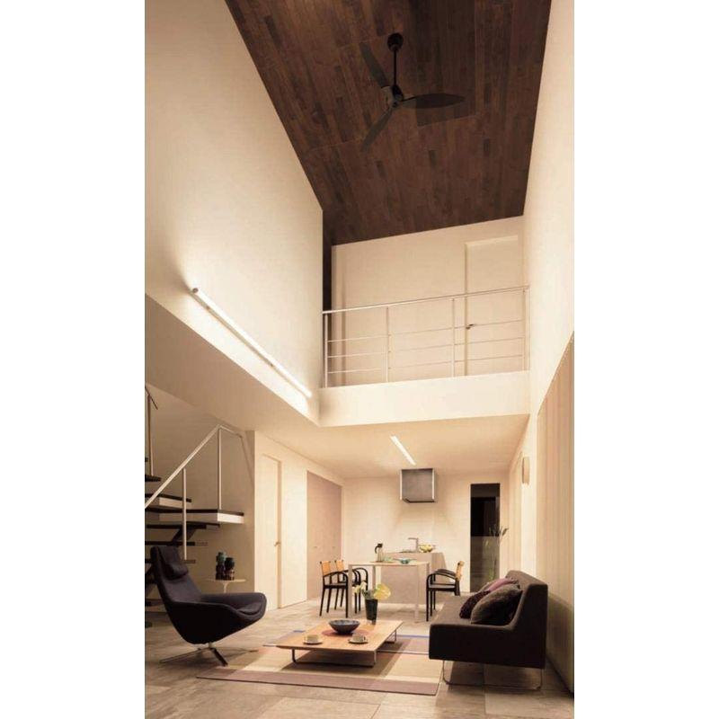 ダイコー シーリングファン ブラック 軽量 吹き抜け 傾斜天井 リモコン 簡易取付 DGC-074 ／ シーリングファン ブラック 軽量 吹き抜け 傾斜天井 リモコン 簡易取付 DGC