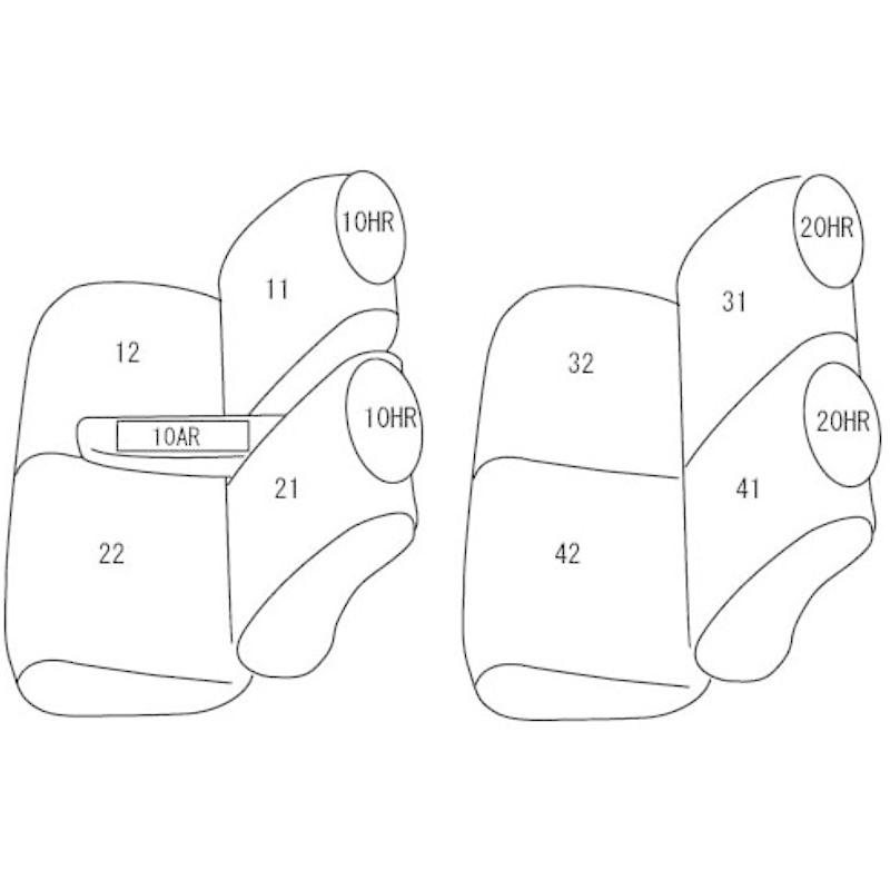 クラッツィオ シートカバー パレット / パレットSW / ROOX NEW BROS Clazzio ブラック ES-0646 パレット パレットSW ROOX ハイウェイスター リミテッド シートカバー NEW BROS Clazzio ブラック ES ターボ アーバンセレクション H24/5 リミテッドII