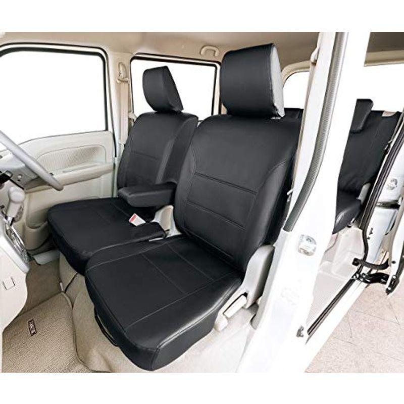 ボンフォーム シートカバー ソフトレザーR M4-47エブリイワゴン 専用2列車 M4-47エブリイワゴン ブラック 4497-13BK M4-20-BKスズキ エブリィワゴン(DA64W：H17.8〜H27.1