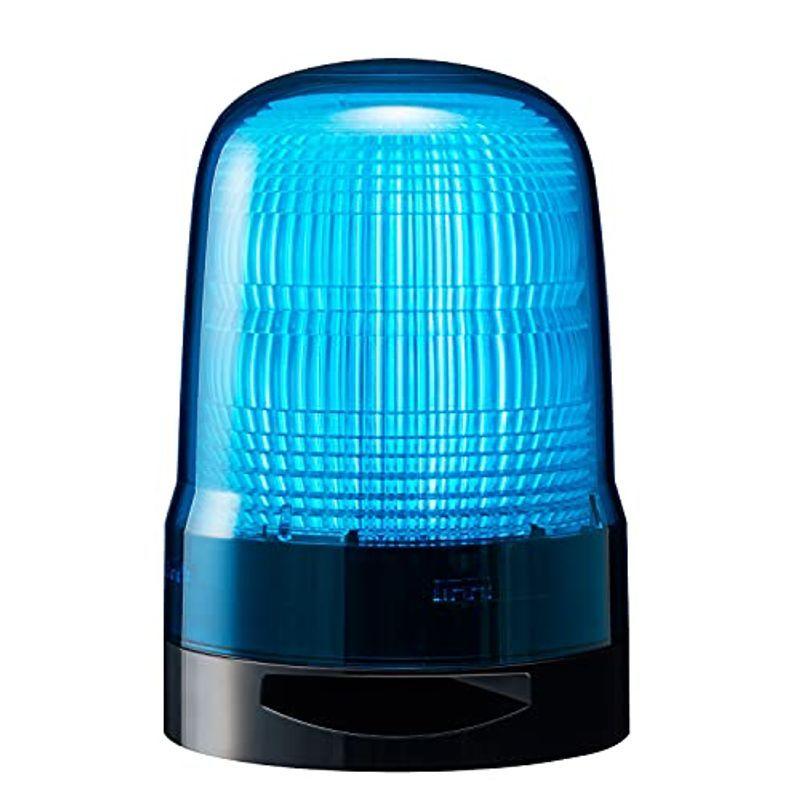 パトライト 表示灯 SL10-M2KTB-B Φ100 AC100?240V 発光パターン（3種） 青色 ブザー付 2点穴式取付 プッシュイ