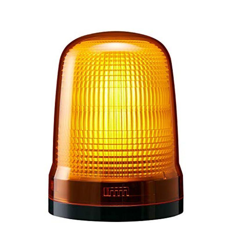 パトライト　表示灯　SL15-M1KTN-Y　発光パターン（3種）　DC12?24V　Φ150　プッシュイン端子台　黄色　3点穴式取付
