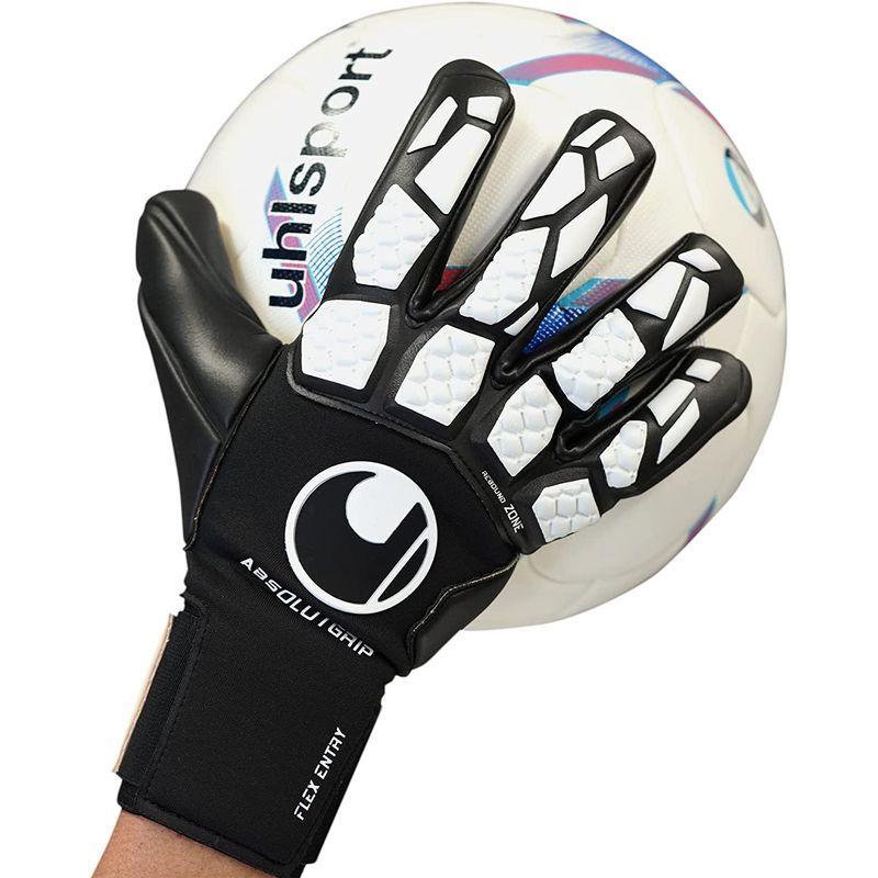 uhlsport (ウールシュポルト) 試合用 サッカー GK キーパーグローブ ハイパーアクト アブソルートグリップ ハーフネガティブ 1 ウールシュポルト 試合用 サッカー GK キーパーグローブ ハイパーアクト アブソルートグリップ ハーフネガティブ サイズ