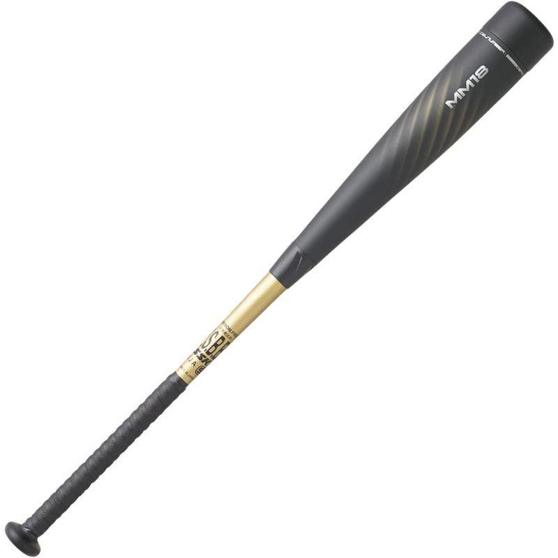 SSK(エスエスケイ) 野球 少年軟式バット FRP製 MM18ミドル JR SBB5039MD ブラック×ゴールド 78cm 少年野球対応 エスエスケイ 野球 少年軟式バット FRP製 MM18ミドル JR SBB5039MD ブラック×ゴールド 78cm 少年野球対応