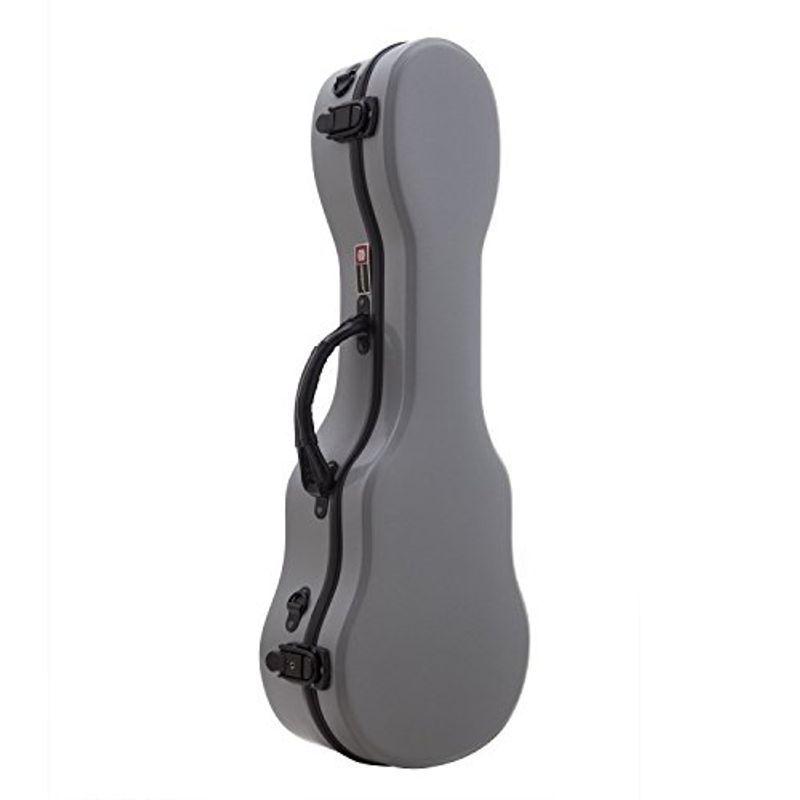 CROSSROCK (クロスロック) CRF1000SU Silver ファイバーグラス製 ソプラノウクレレ用ハードケース シルバーカラー