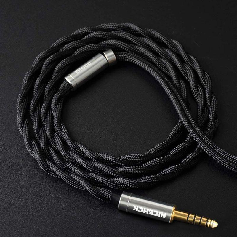 輝く高品質なNICEHCK BLOCC イヤホンケーブル qdc 銀メッキ単結晶銅 5N