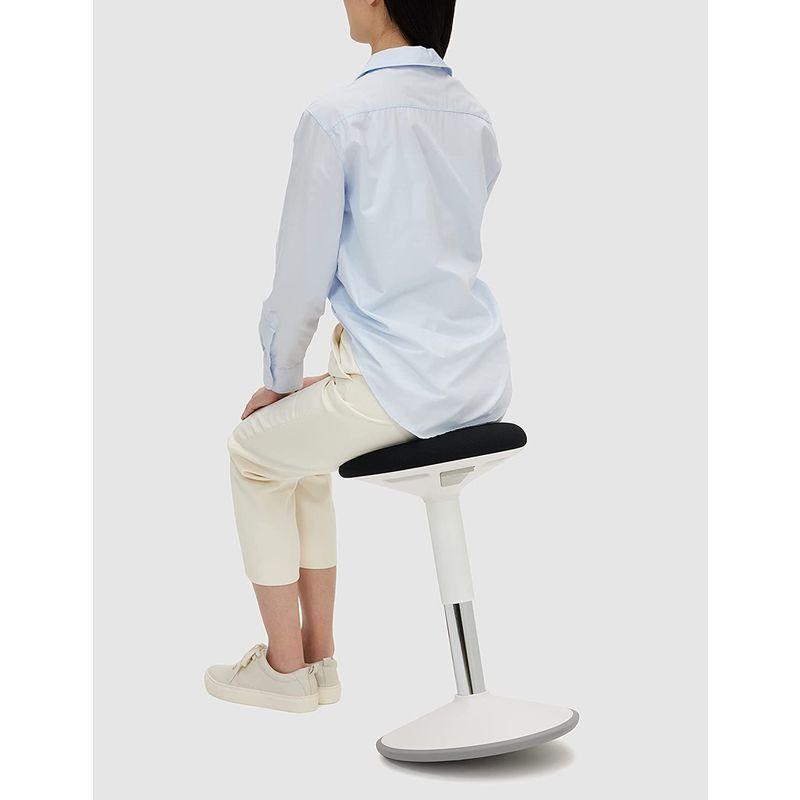 バランスチェア 姿勢矯正 グラッチェア ながら運動 テレワーク オフィスチェア 学習 (ブラック) 姿勢矯正 グラッチェア ながら運動 テレワーク オフィスチェア 学習 ブラック