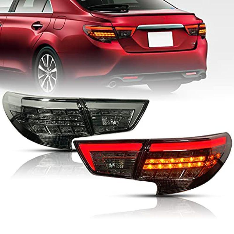 YUANZHENGトヨタ マークX テールランプ GRX130 GRX133 GRX135型 ル テールライト ベンツスタイ 全LED 流れ