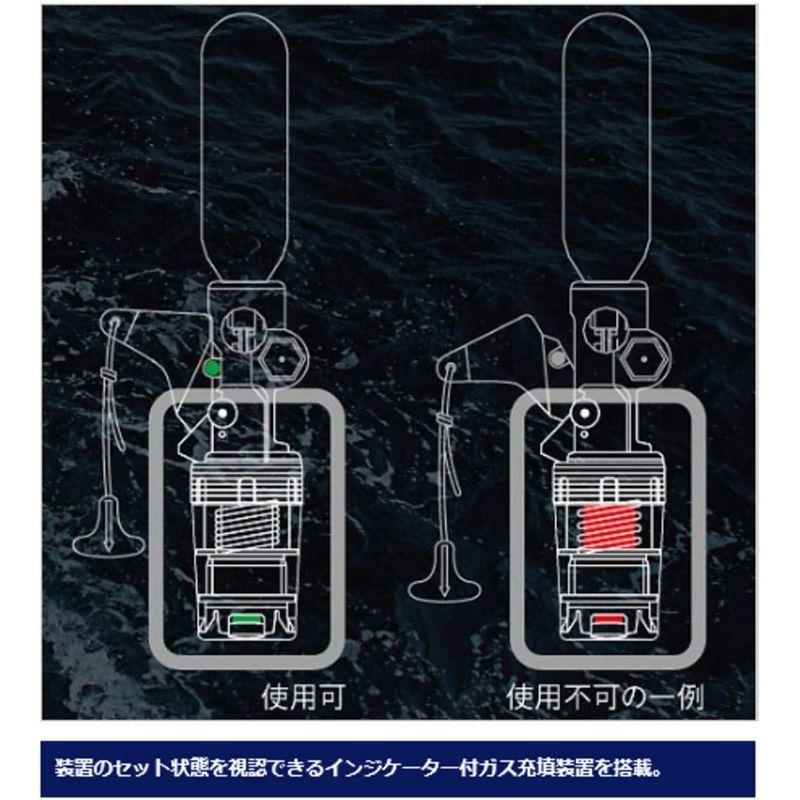 シマノ(SHIMANO) ライフジャケット 釣り 大人用 ラフトエアジャケット ウエストベルトタイプ 桜マーク 国土交通省認定品 自動膨脹式 桜マーク SHIMANO ライフジャケット 釣り 大人用 ラフトエアジャケット ウエストベルトタイプ 国土交通省認定品 自動膨脹式 サイズ 105cm ナイロン100%