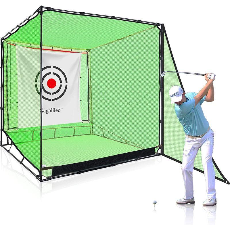 美品 Galileo ゴルフネット ヒッティング ケージ 練習 ドライビングネット 屋内 屋外 高衝撃 ダブルバックストップ ターゲットトレーニン 【1520489168】(54389円)
