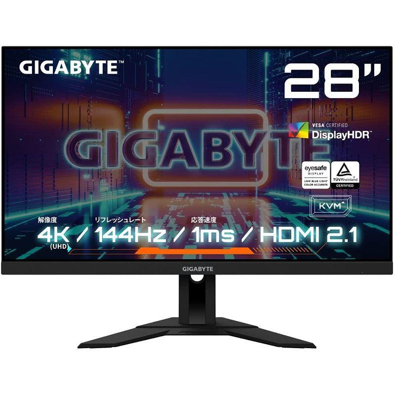 送料無料 ゲーミングモニター GIGABYTE M28U Gaming Monitor (28型/UHD/Super Speed IPS/平面モニター 【1067631909】(38190円)