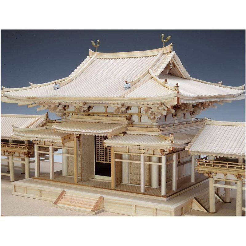 【値下げ・名盤】 ウッディジョー 1/75 平等院 鳳凰堂 木製模型 組み立てキット 【7953689933】(28451円)