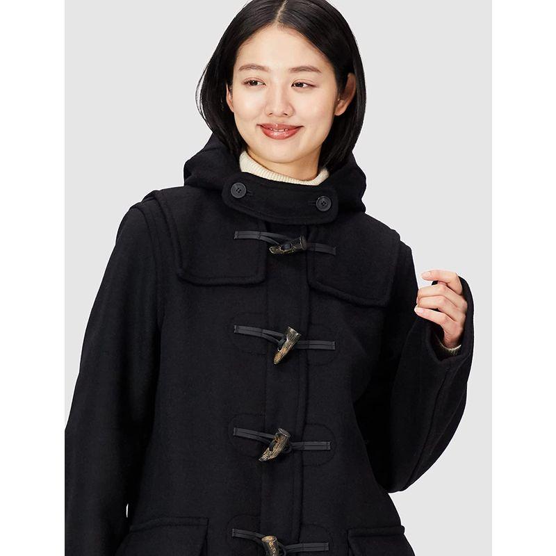 ロンドントラディション 公式英国製ロングダッフルコート Rina レディース Black BW L 5cm 肩幅 袖丈 身幅 着丈 公式英国製ロングダッフルコート Rina レディース Black BW 63cm 65cm 87cm ウール ポリエステル ポリアミド アクリル