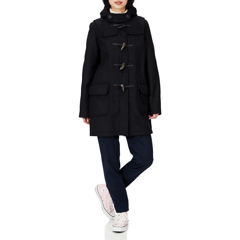 ロンドントラディション 公式英国製ロングダッフルコート Rina レディース Black BW L 5cm 肩幅 袖丈 身幅 着丈 公式英国製ロングダッフルコート Rina レディース Black BW 63cm 65cm 87cm ウール ポリエステル ポリアミド アクリル