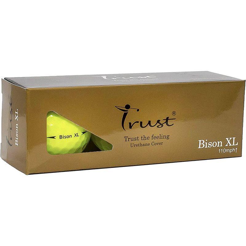 TrustトラストゴルフボールBison-XLウレタンカバー 3ピースリアクティブコア(ツアー系) ヘッドスピード50m/s以上 Bison ／ XLウレタンカバー 3ピースリアクティブコア ツアー系 ヘッドスピード50m/s以上 Bison