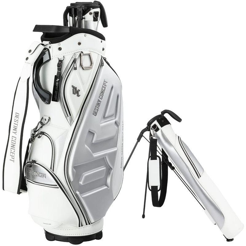 秋冬の主役◎ ディスティニーコンセプトDESTINY CONCEPT デュアル キャディバッグ DC-X14B DUAL セルフスタンドクラブケース 内蔵 【UOI9996112742】(35757円)