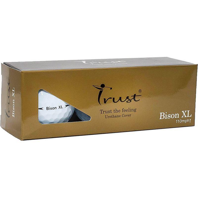 TrustトラストゴルフボールBison-XLウレタンカバー 3ピースリアクティブコア(ツアー系) ヘッドスピード50m/s以上 Bison ／ XLウレタンカバー 3ピースリアクティブコア ツアー系 ヘッドスピード50m/s以上 Bison