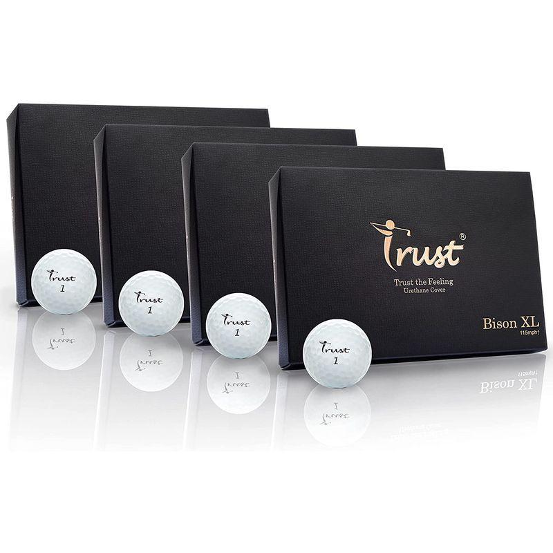 TrustトラストゴルフボールBison-XLウレタンカバー 3ピースリアクティブコア(ツアー系) ヘッドスピード50m/s以上 Bison ／ XLウレタンカバー 3ピースリアクティブコア ツアー系 ヘッドスピード50m/s以上 Bison