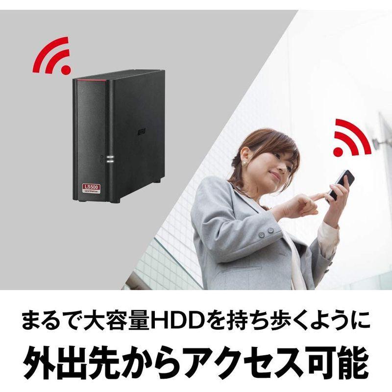 BUFFALO NAS スマホ/タブレット/PC対応/ブラック ネットワークHDD 3TB LS510D0301G 同時アクセスでも快適な高 3TB 64/32 NAS スマホ/タブレット/PC対応/ブラック ネットワークHDD LS510D0301G 同時アクセスでも快適な高 サイズ Mac 以降