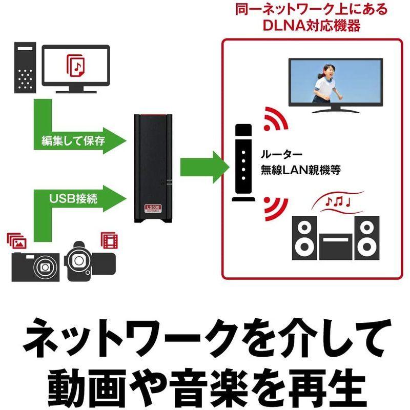 BUFFALO NAS スマホ/タブレット/PC対応/ブラック ネットワークHDD 3TB LS510D0301G 同時アクセスでも快適な高 3TB 64/32 NAS スマホ/タブレット/PC対応/ブラック ネットワークHDD LS510D0301G 同時アクセスでも快適な高 サイズ Mac 以降