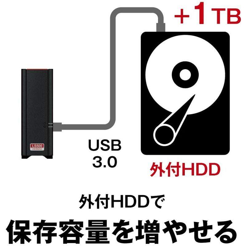 BUFFALO NAS スマホ/タブレット/PC対応/ブラック ネットワークHDD 3TB LS510D0301G 同時アクセスでも快適な高 3TB 64/32 NAS スマホ/タブレット/PC対応/ブラック ネットワークHDD LS510D0301G 同時アクセスでも快適な高 サイズ Mac 以降