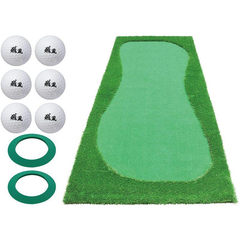 ⭐️完成品⭐️ GolfStyle パター練習マット 3m ゴルフ パターマット 練習 ゴルフマット パッティング マット パター パット練習 大型 厚手 【N3038379121】(16825円)