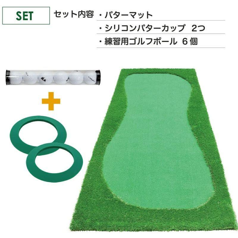 ⭐️完成品⭐️ GolfStyle パター練習マット 3m ゴルフ パターマット 練習 ゴルフマット パッティング マット パター パット練習 大型 厚手 【N3038379121】(16825円)