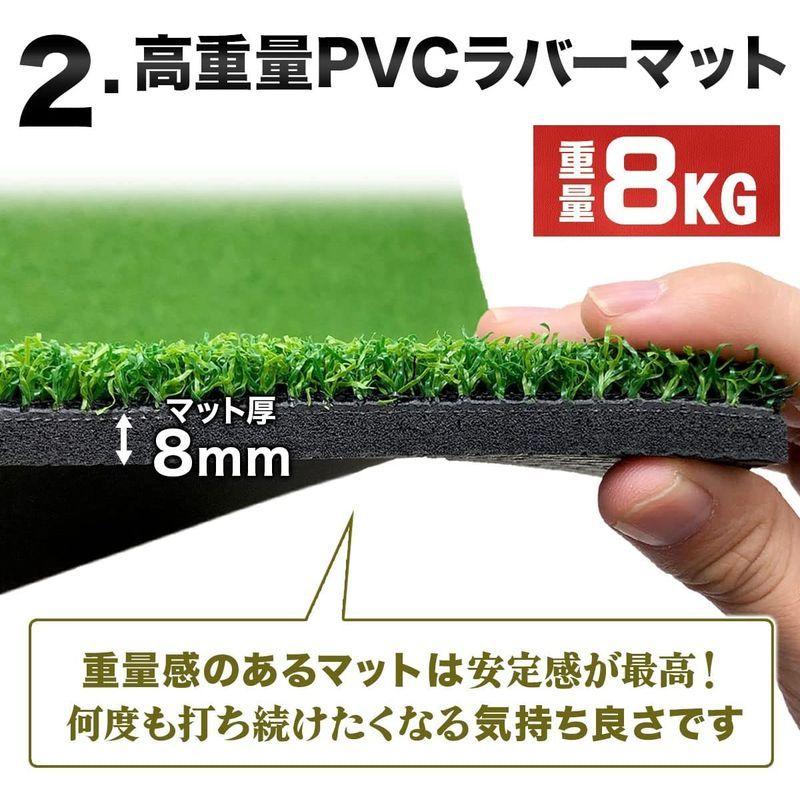 GolfStyle ゴルフマット 大型 PGAプロ監修モデル 100×150cm ゴルフ 練習 マット 素振り スイング 練習用 屋外用 人 ゴルフマット 大型 PGAプロ監修モデル 100×150cm ゴルフ 練習 マット 素振り スイング 練習用 屋外用 人 　 サイズ