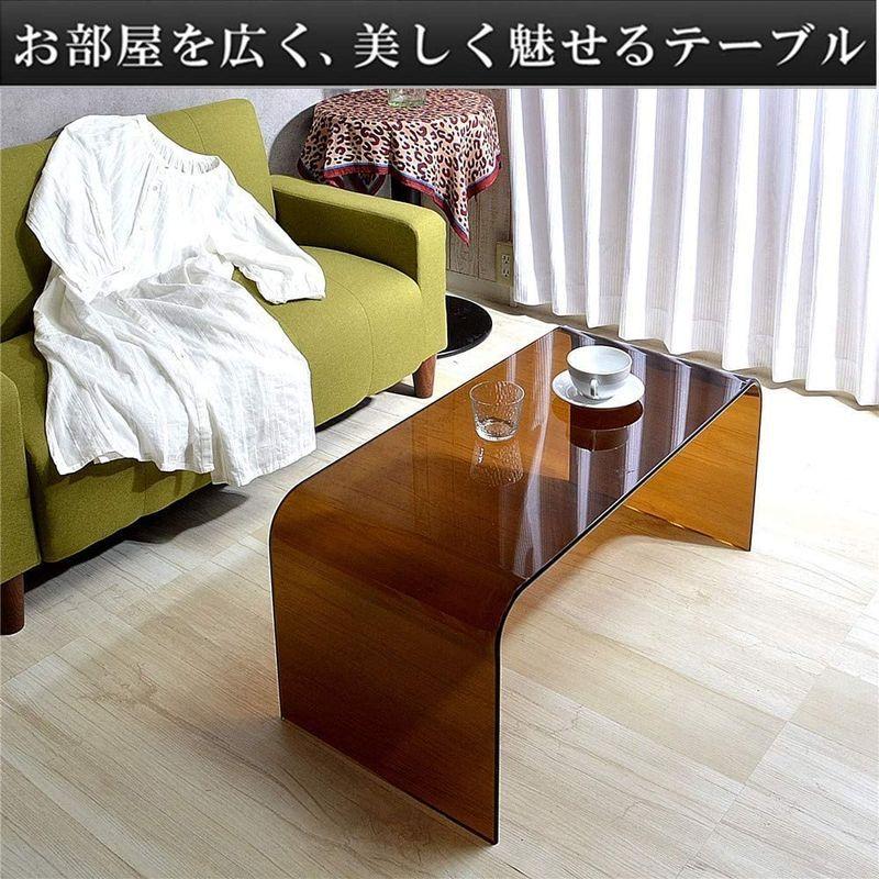 新しいコレクション Kuai ローテーブル 全3色・3サイズ アクリル 透明