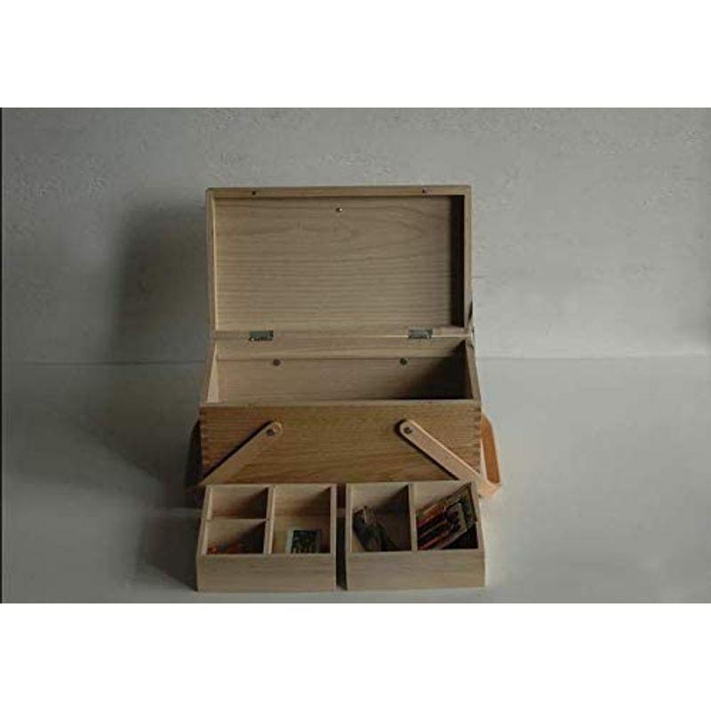 大人気新作倉敷意匠計画室 栗のソーイングボックス 木製 裁縫箱 日本製
