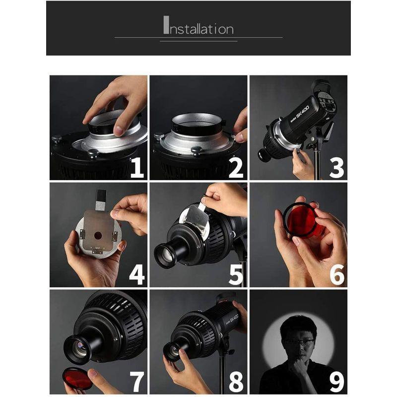 AMBITFUL AL-16フォーカライズコニカルスヌートオプティカルコンデンサーアート特殊効果形状と色のゲルを備えたビーム光シリンダー ( AL 16フォーカライズコニカルスヌートオプティカルコンデンサーアート特殊効果形状と色のゲルを備えたビーム光シリンダー