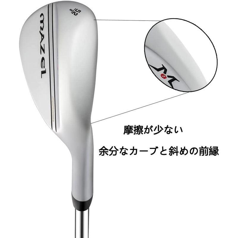 MAZEL (マゼル) ゴルフサンドウェッジ メンズ 右利き ロフト角:52度、55度、56度、59度、60度 フレックス : S ワイドソ 52度 56度 60度 ロフト角 55度 59度 マゼル ゴルフサンドウェッジ メンズ 右利き フレックス ワイドソ