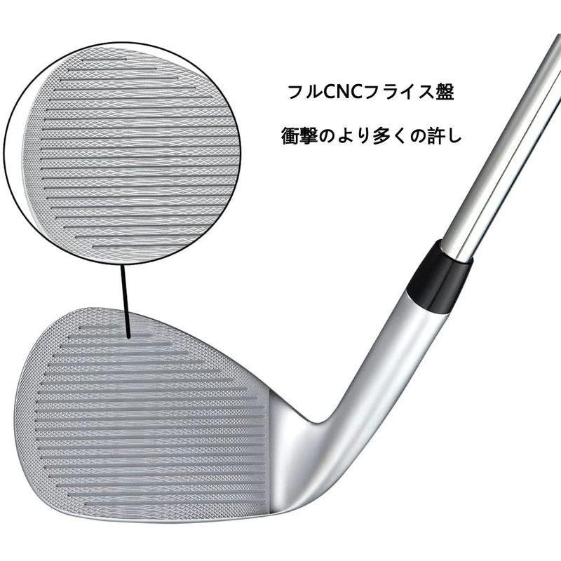 MAZEL (マゼル) ゴルフサンドウェッジ メンズ 右利き ロフト角:52度、55度、56度、59度、60度 フレックス : S ワイドソ 52度 56度 60度 ロフト角 55度 59度 マゼル ゴルフサンドウェッジ メンズ 右利き フレックス ワイドソ