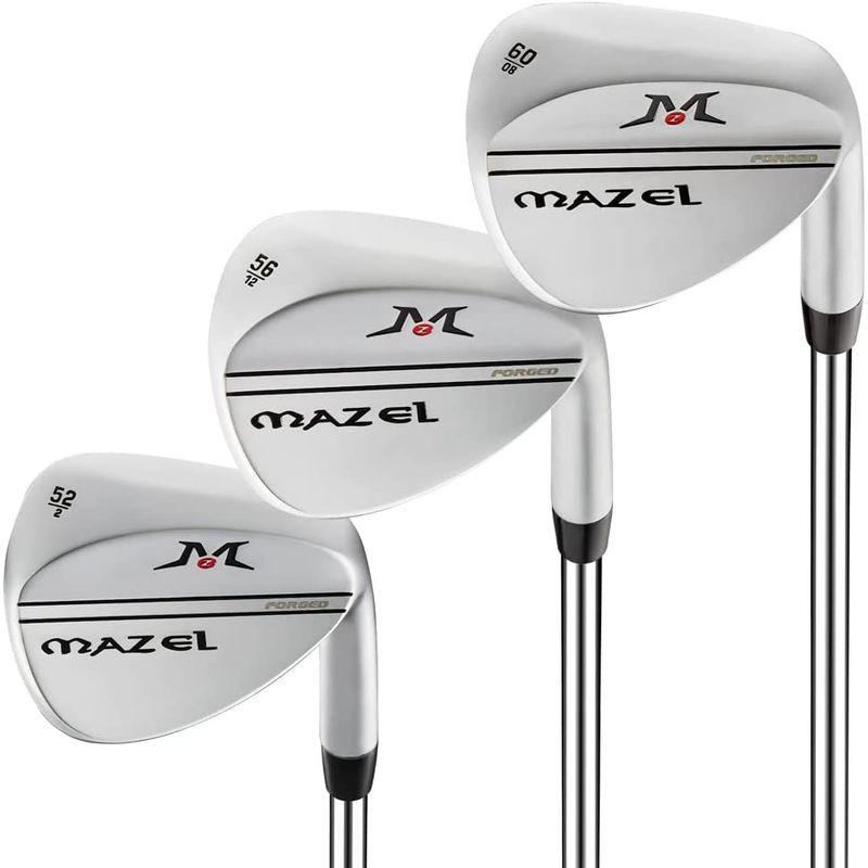 MAZEL (マゼル) ゴルフサンドウェッジ メンズ 右利き ロフト角:52度、55度、56度、59度、60度 フレックス : S ワイドソ 52度 56度 60度 ロフト角 55度 59度 マゼル ゴルフサンドウェッジ メンズ 右利き フレックス ワイドソ