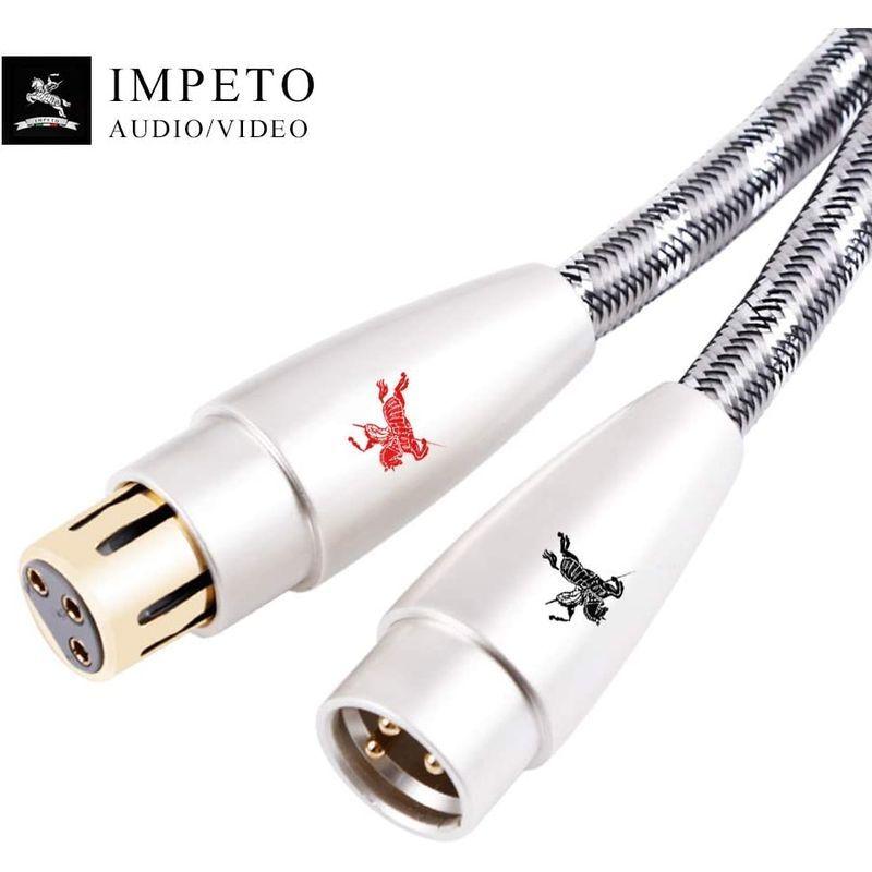 ウルトラ！ イタリアIMPETO ，ドイツ製造Hi-Fi のXLRオーディオケーブル（オス-メス）キャノンケーブル/xlrケーブル/3ピンマイクロフォン 【Q2320267418】(12849円)