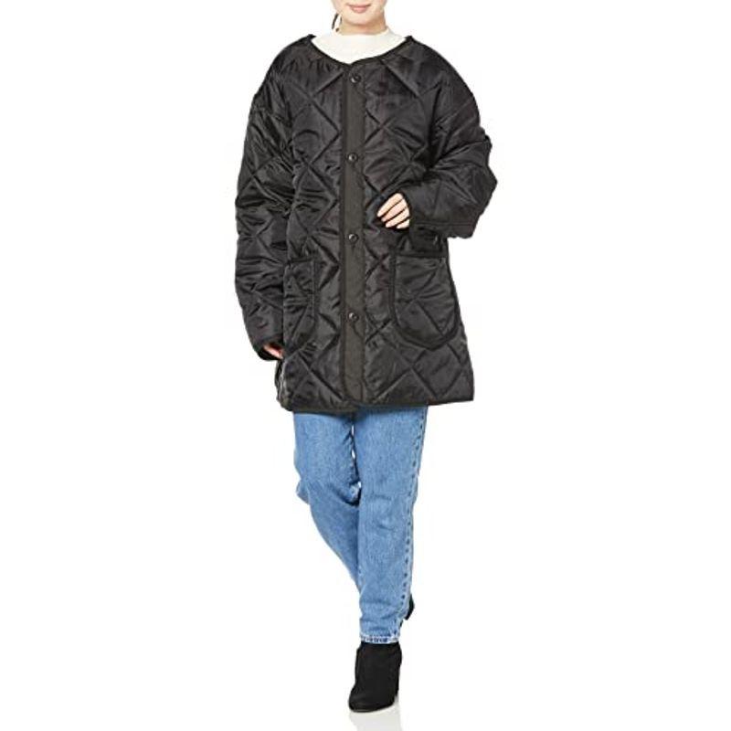 リー アウター WORK MILITARY KILTING LINER COAT レディース ブラック S