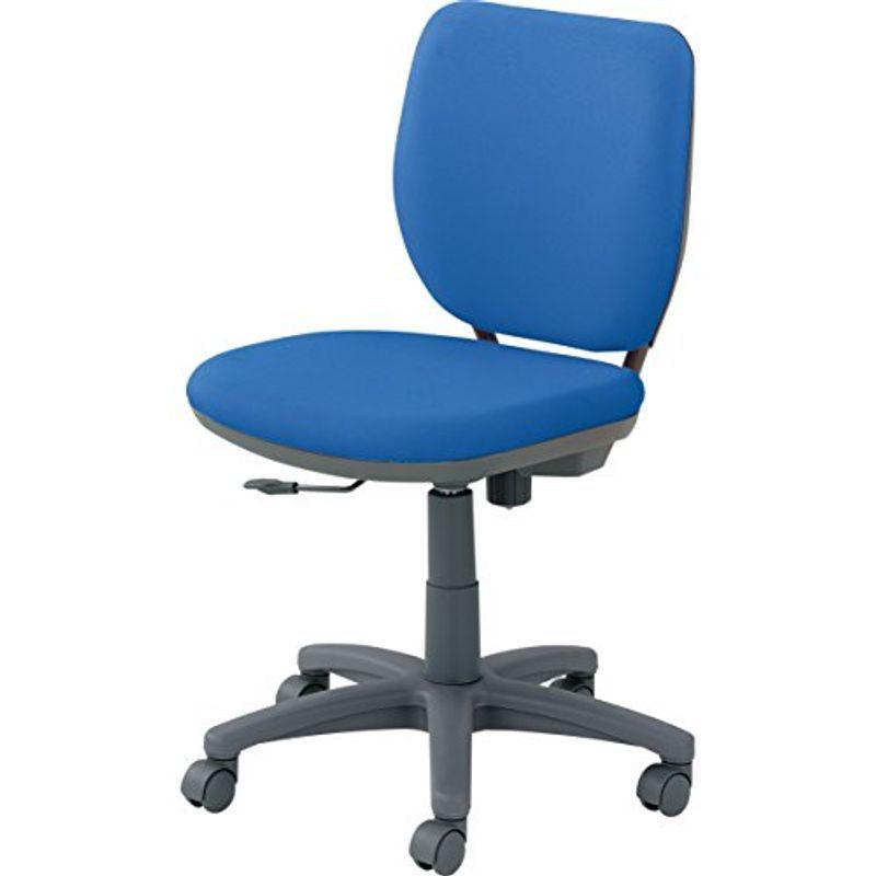 オカムラ オフィスチェア 在宅勤務 テレワーク対応 ビラージュ ローバック 肘なし ブルー 8VC11A-FVG6