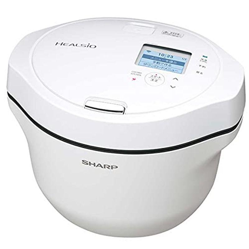 メーカー直売 モアア商店2シャープ 水なし自動調理鍋 1.6L ホワイト系