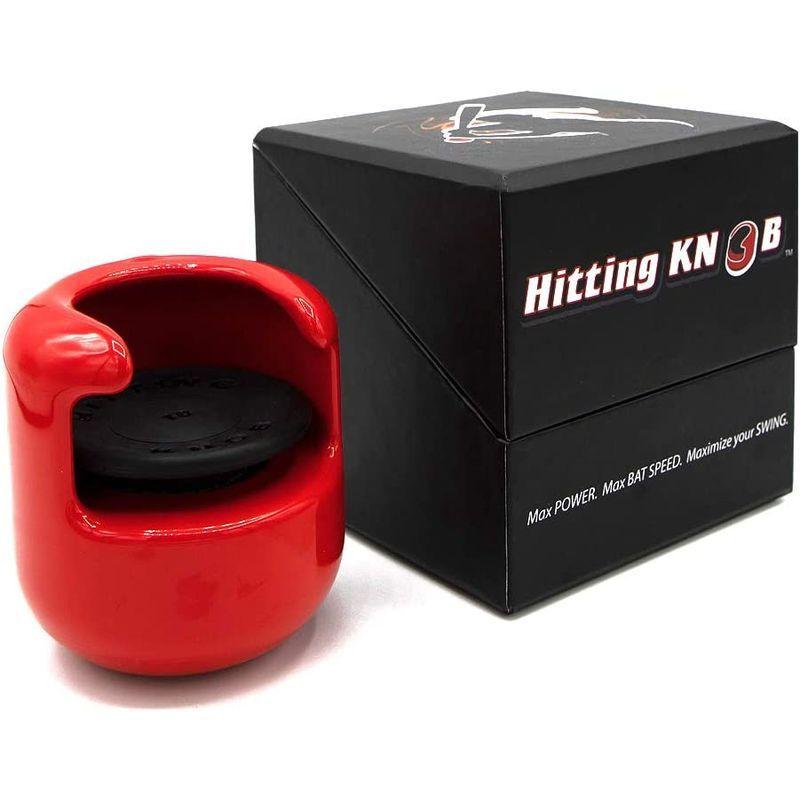 【日本未発売】 ヒッティングノブ 野球とソフトボール スイングトレーニングバットウエイト バットの端の取っ手 リトルリーグ高校&プロの練習器具に取り付け パ 【R2320168556】(12849円)