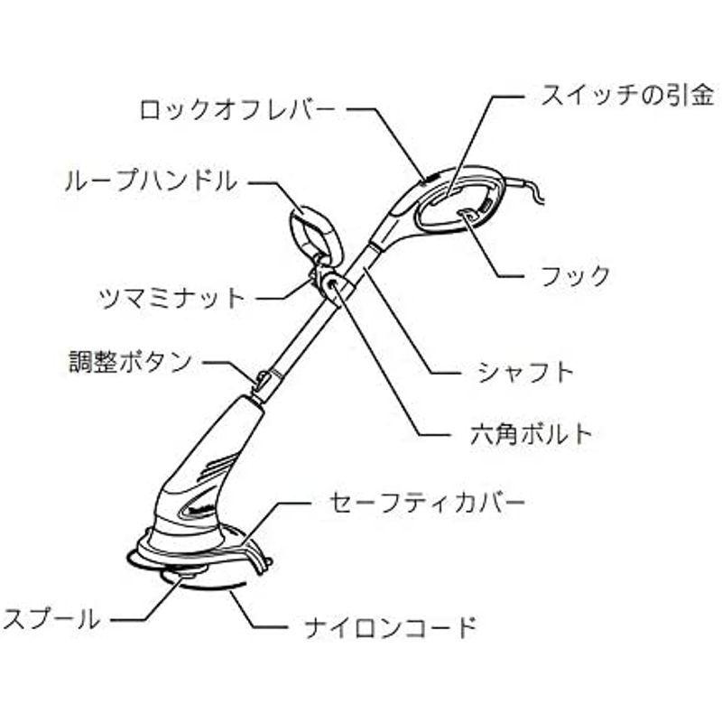 マキタ　電動草刈機　刈込幅300mmナイロンコード用　ループハンドル?　MUR3000