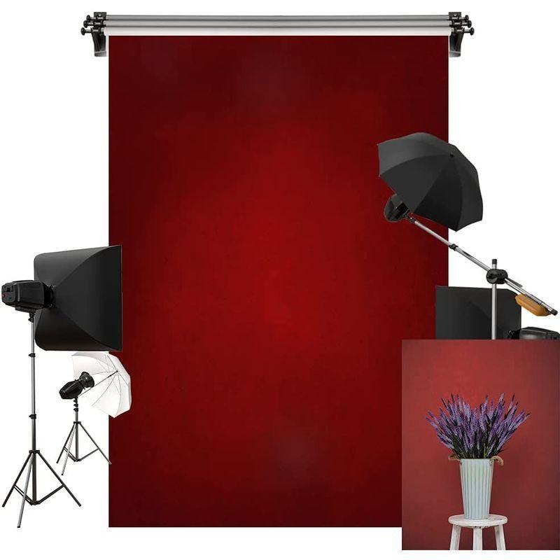 Kate 3x6m 赤い色 背景布 テクスチャ 無地の色 写真 背景 人物撮影 撮影用 背景 布 カスタマイズ可能背景 背景 3x6m 赤い色 背景布 テクスチャ 無地の色 写真 人物撮影 撮影用 布 カスタマイズ可能背景