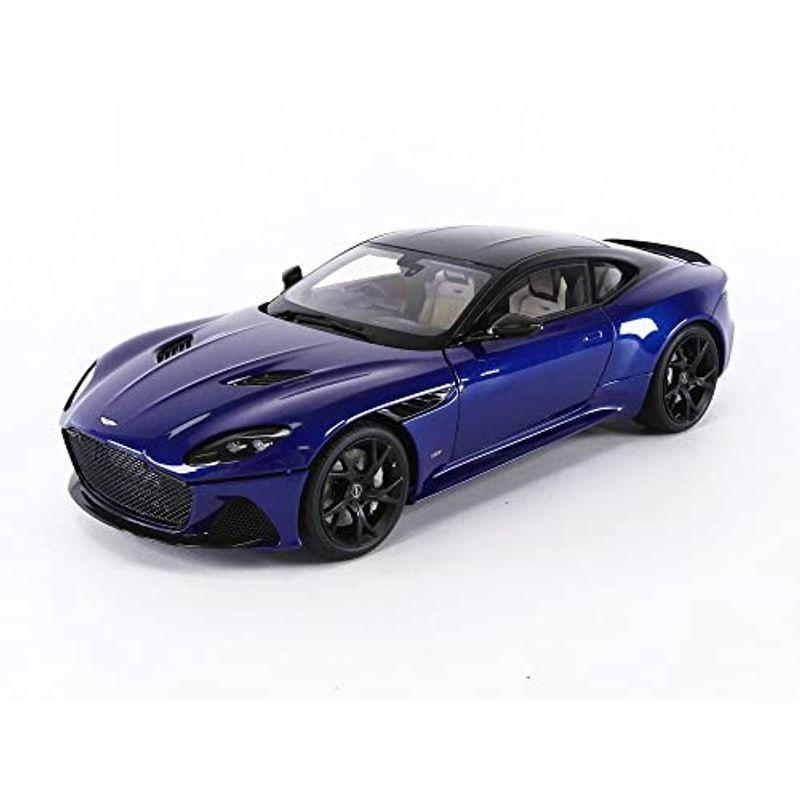 AUTOart 1/18 アストンマーチン DBS スーパーレッジェーラ メタリック・ダークブルー/カーボンブラック・ルーフ 完成品 702