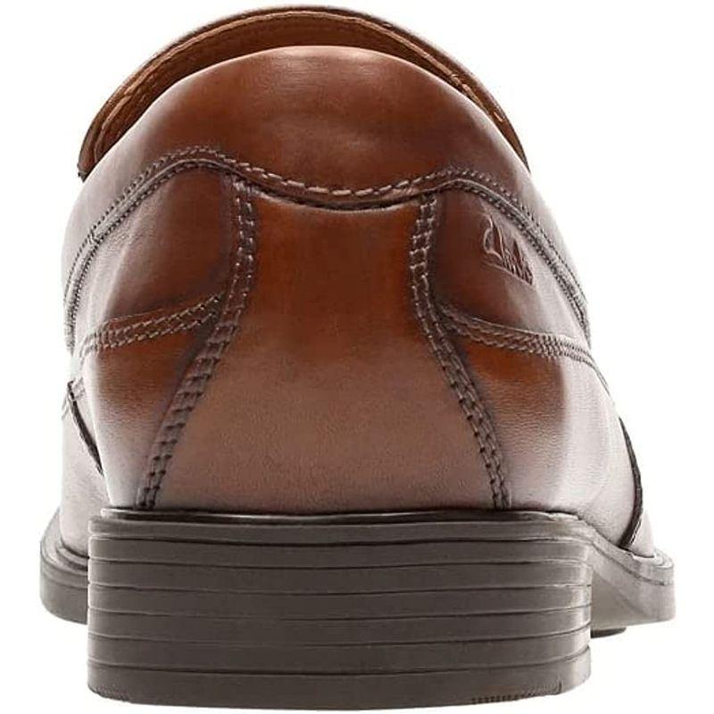 くすみ水色 クラークス ビジネスシューズ 革靴 スリッポン ティルデン