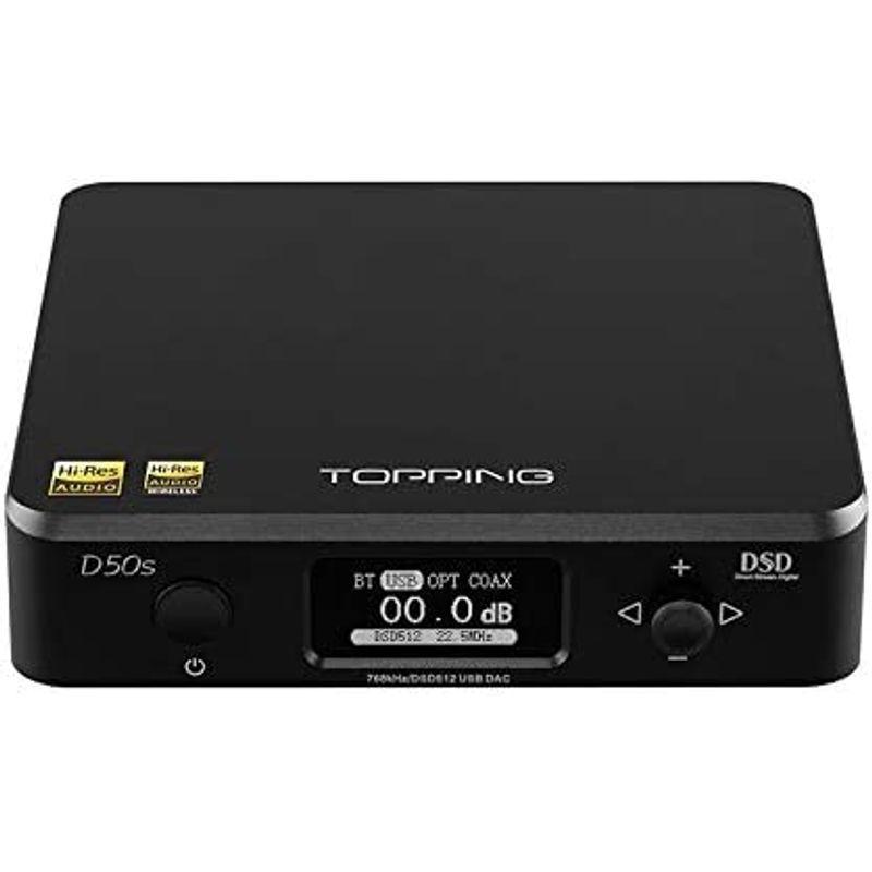 新入荷 TOPPING D50s Bluetooth5.0 デスクトップデコーダー DSD512 32bit / 768kHz 2*ES9038Q2 【V2692036344】(14909円)